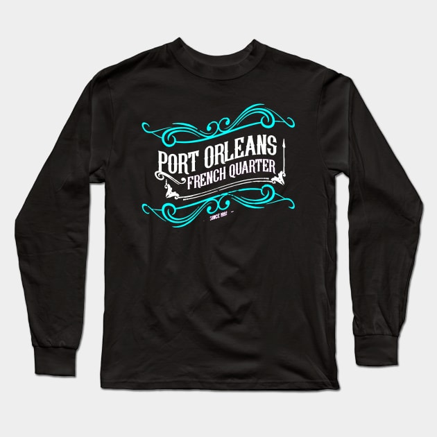 Port Orleans French Quarter Long Sleeve T-Shirt by Keniko